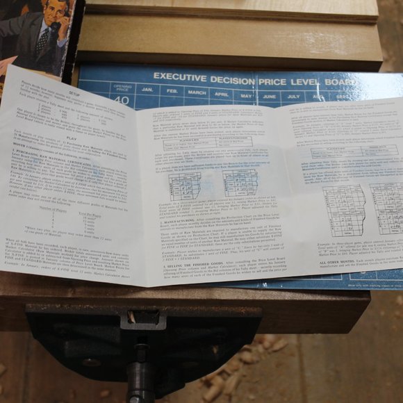 Vintage 1971 3M Executive Decision Bookshelf Board Game COMPLETE unused - Picture 13 of 14